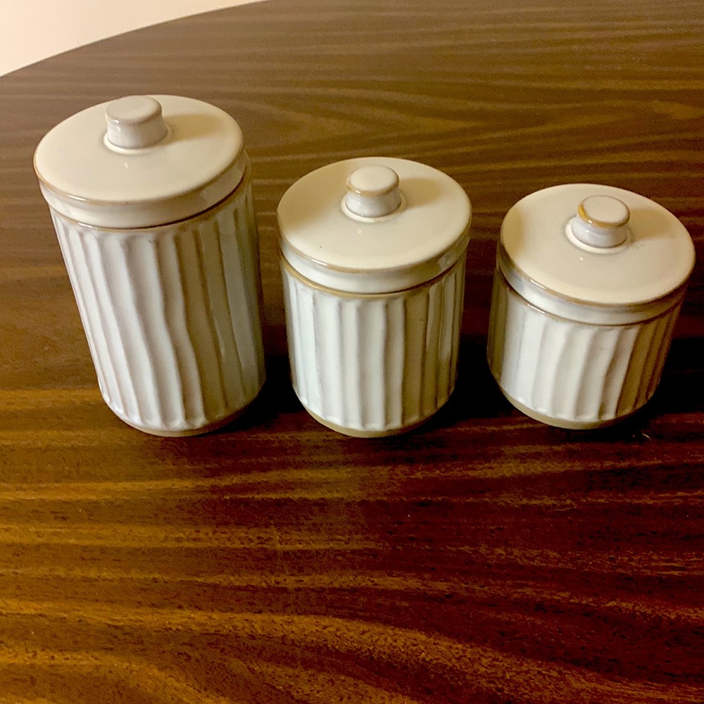 Hearth and Hand Magnolia canisters (3)